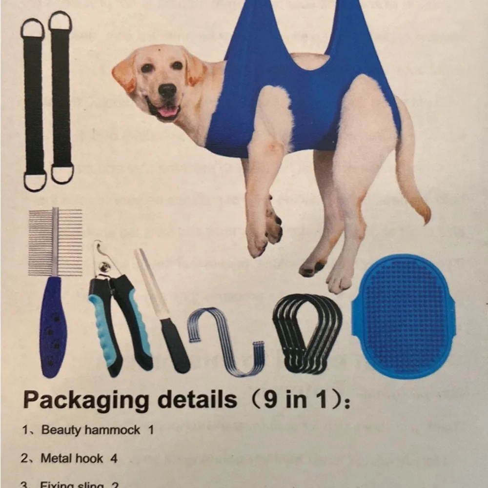 NWT Ourui One Pet Grooming Kit with hammock